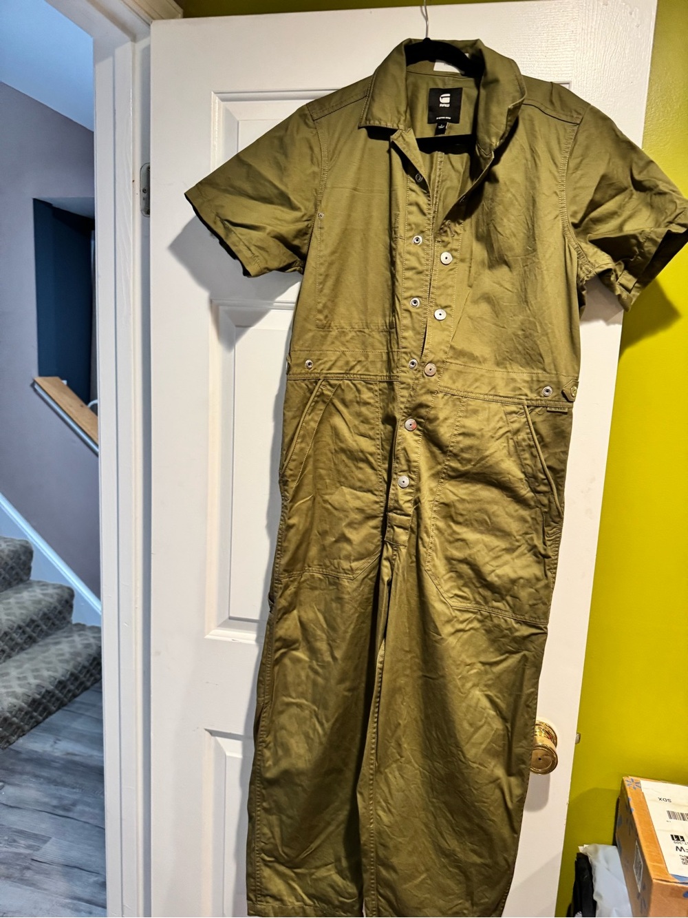 G-Star Raw Olive Utility jumpsuit